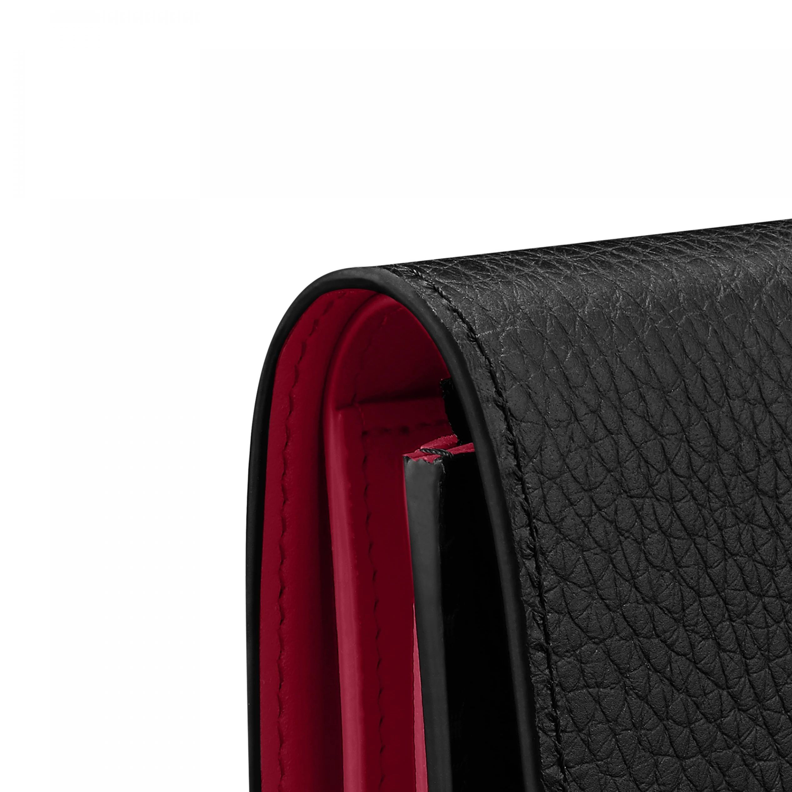 Louis vuitton locations Louis Vuitton M62157 Capucines Compact Wallet Black Pink