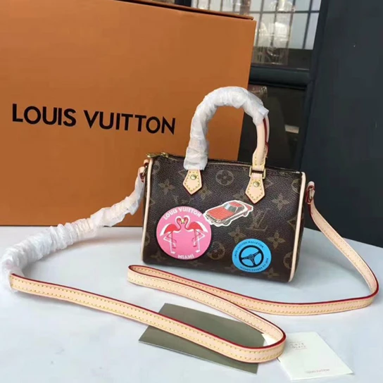 Replica bag Louis Vuitton M62208 Nano Speedy Crossbody Bag Monogram Canvas