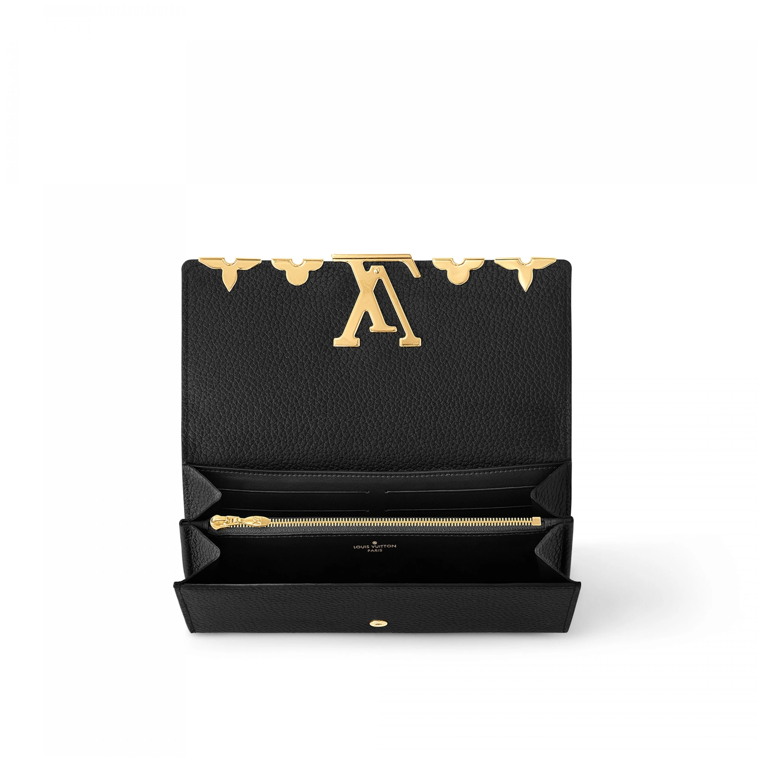 Replica bags lv Louis Vuitton M64551 Capucines Wallet Black