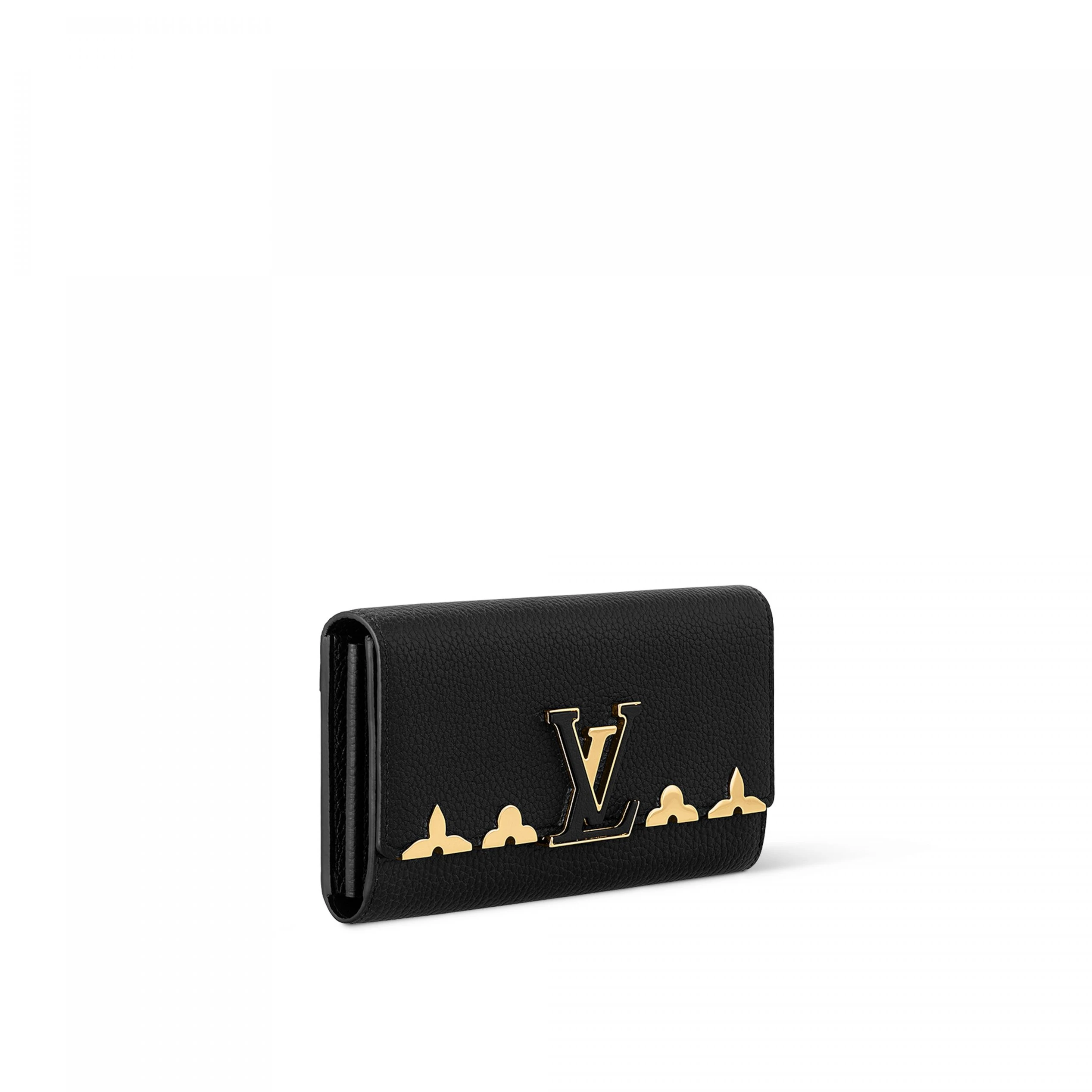 Replica bags lv Louis Vuitton M64551 Capucines Wallet Black