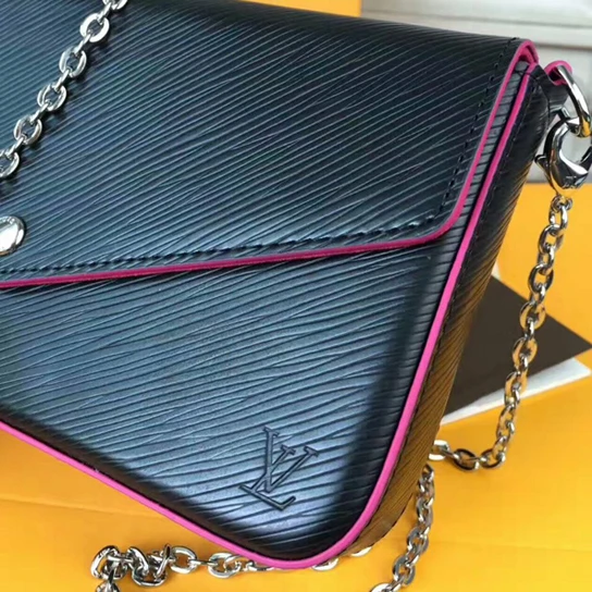 Lv belts replica Louis Vuitton M64579 Pochette Felicie Crossbody Bag Epi Leather