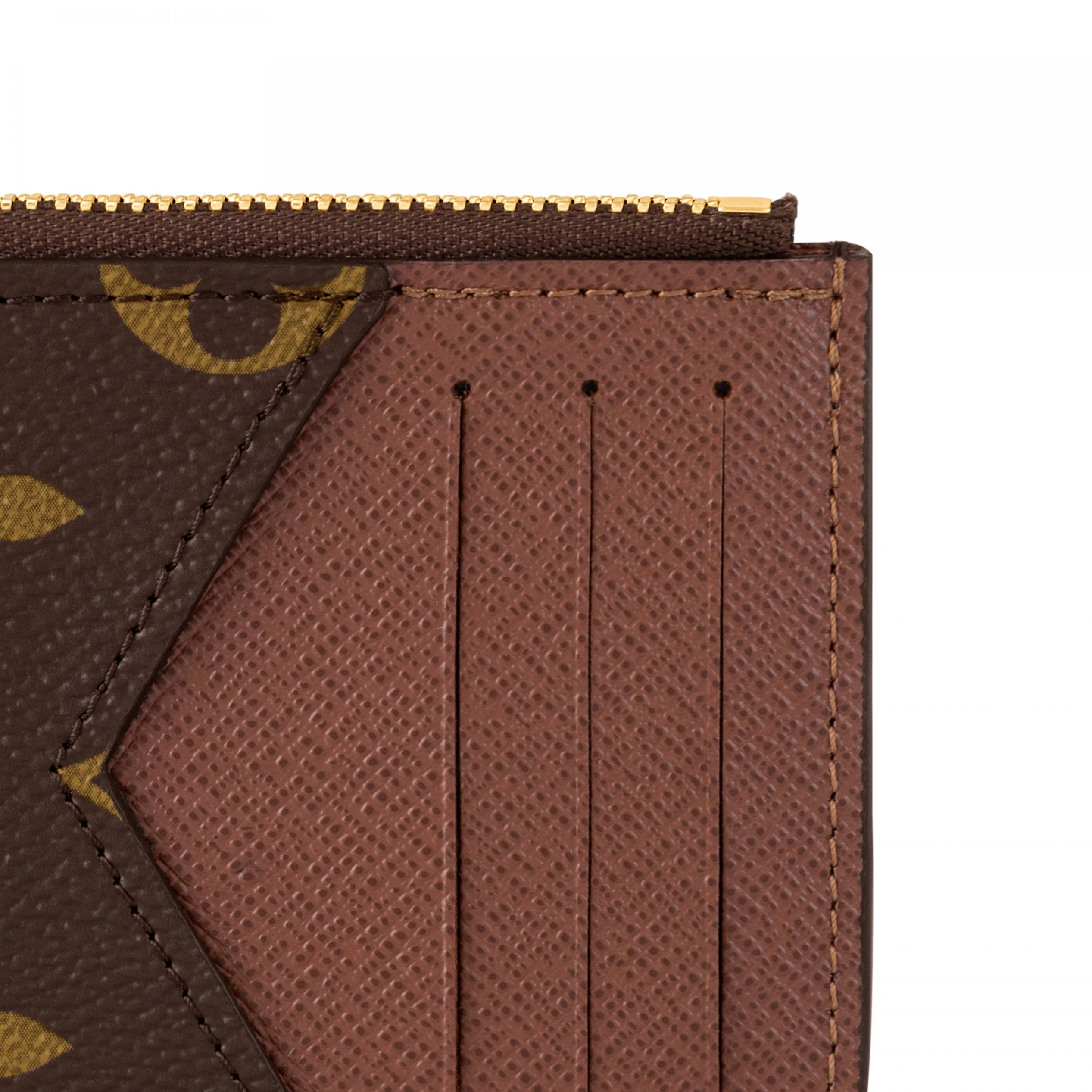 Mythick ru Louis Vuitton M81880 Romy Card Holder Armagnac Brown