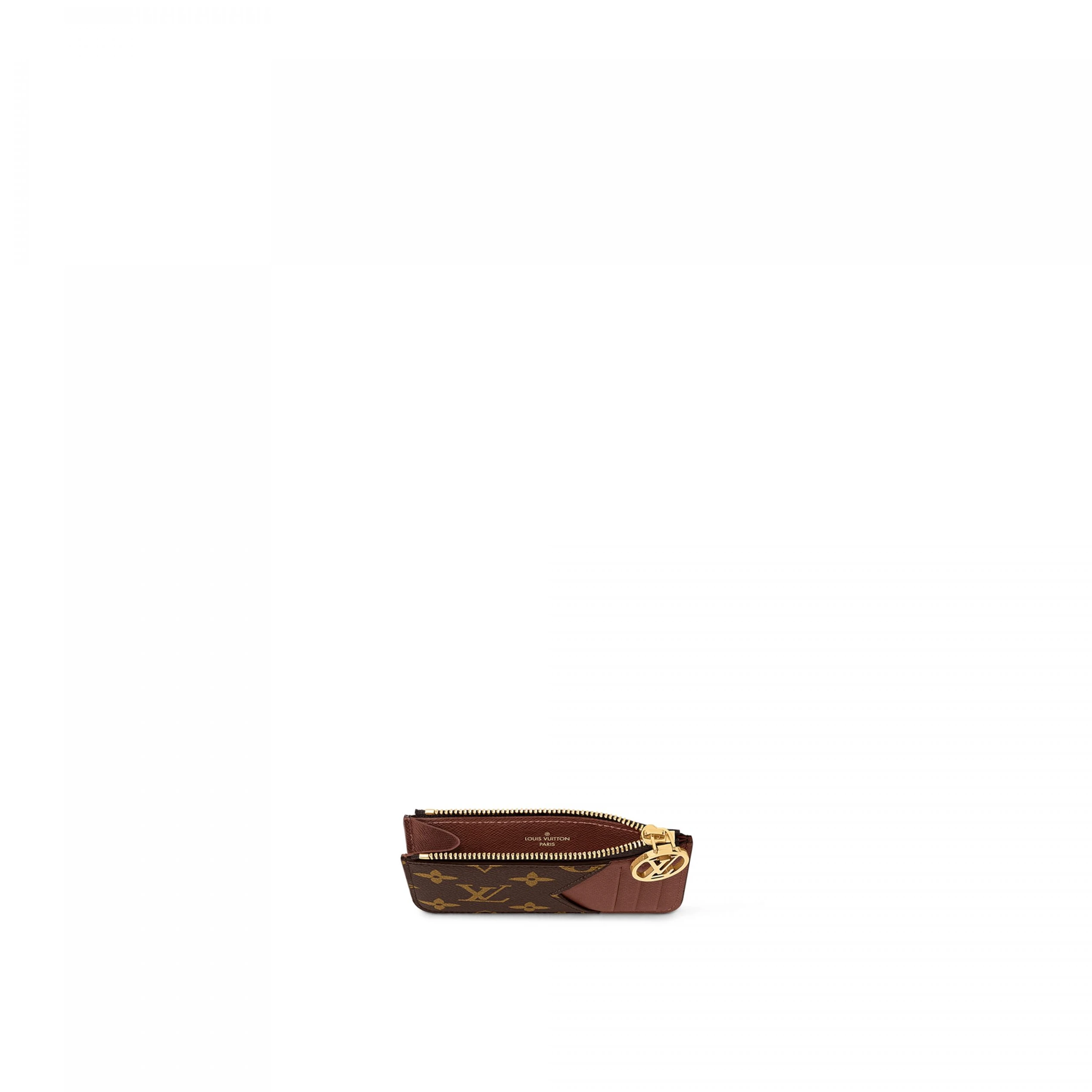 Mythick ru Louis Vuitton M81880 Romy Card Holder Armagnac Brown