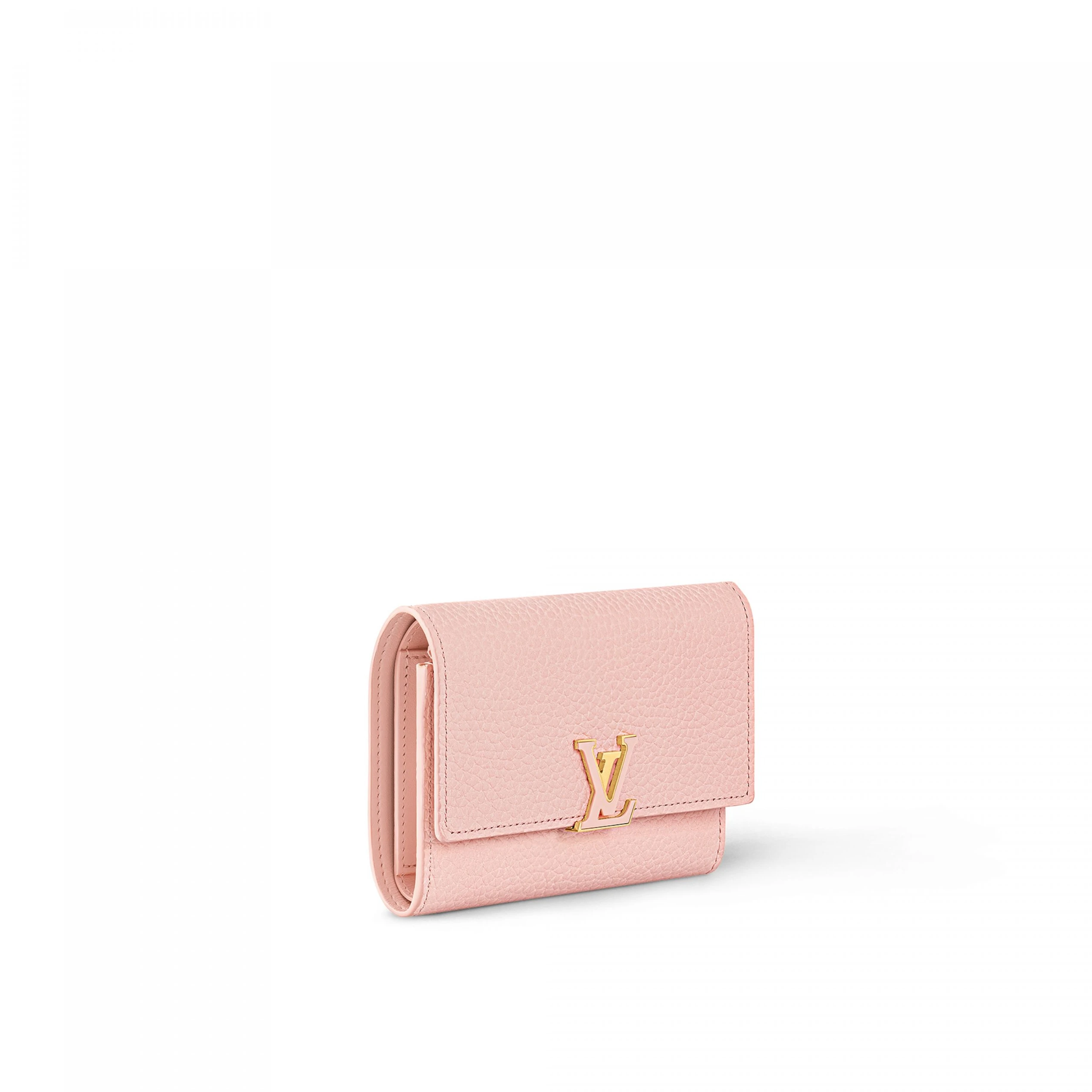 Lv belts replica Louis Vuitton M82361 Capucines Compact Wallet Rose Jasmine