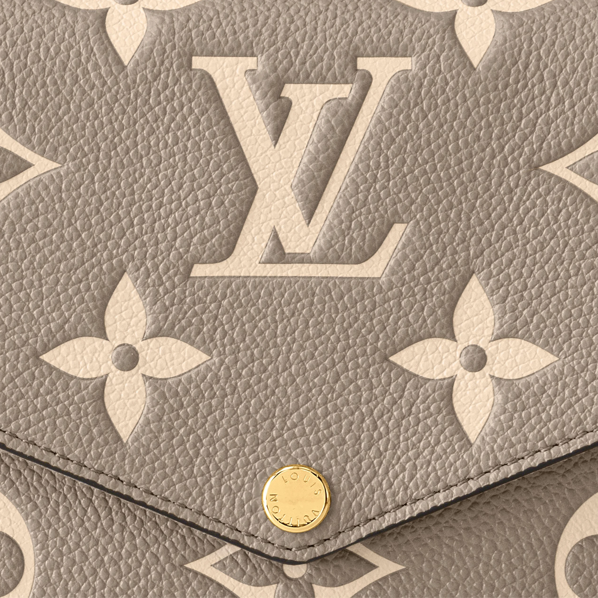 Replica bags Louis Vuitton M82610 Félicie Pochette Tourterelle Gray