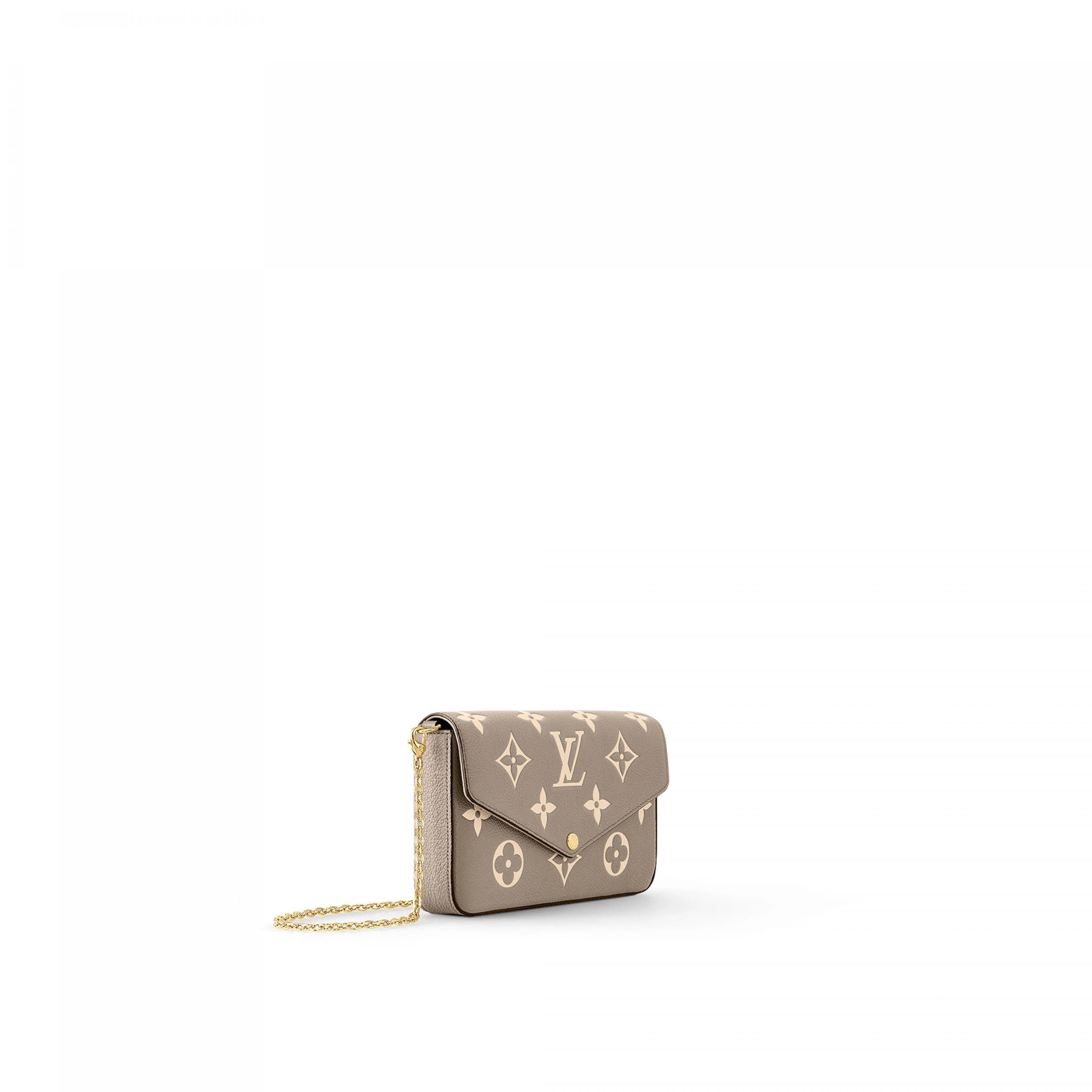 Replica bags Louis Vuitton M82610 Félicie Pochette Tourterelle Gray