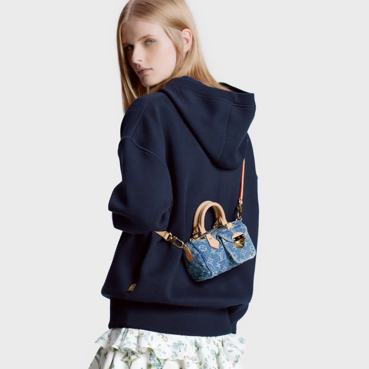 Louis vuitton locations Louis Vuitton M82950 Nano Speedy Denim Blue