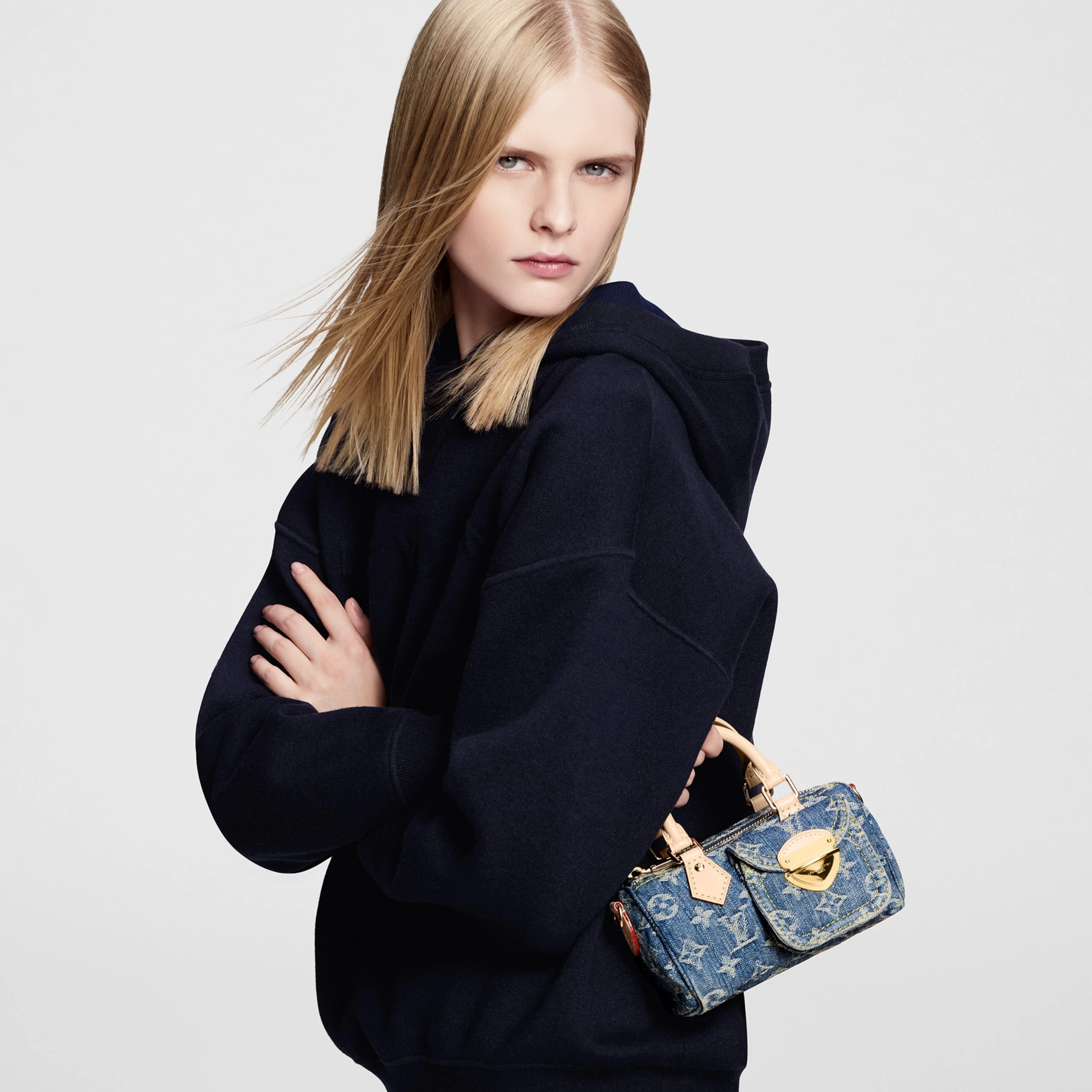 Louis vuitton locations Louis Vuitton M82950 Nano Speedy Denim Blue