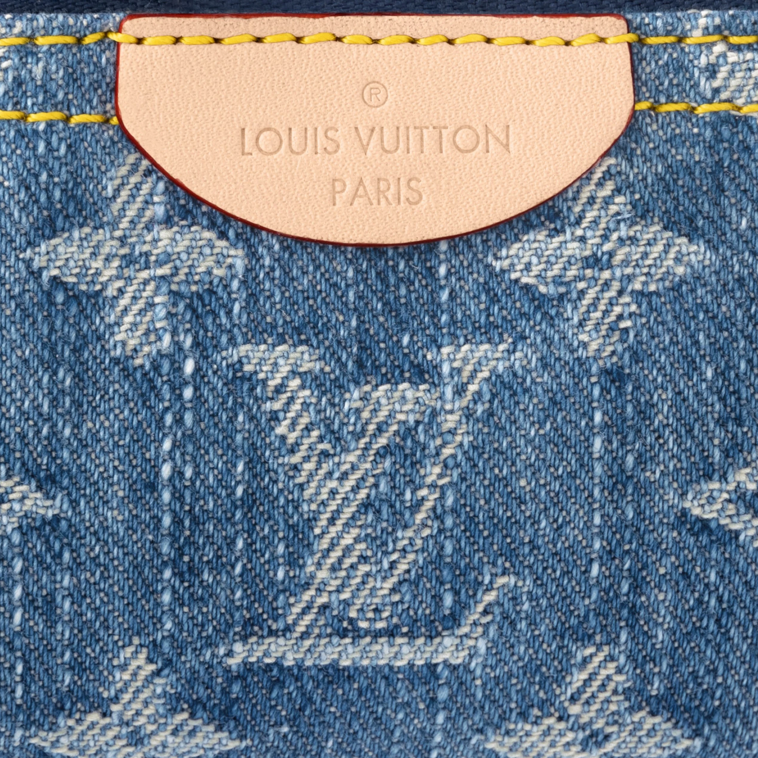 Replica bags Louis Vuitton M82961 Key Pouch Denim Blue