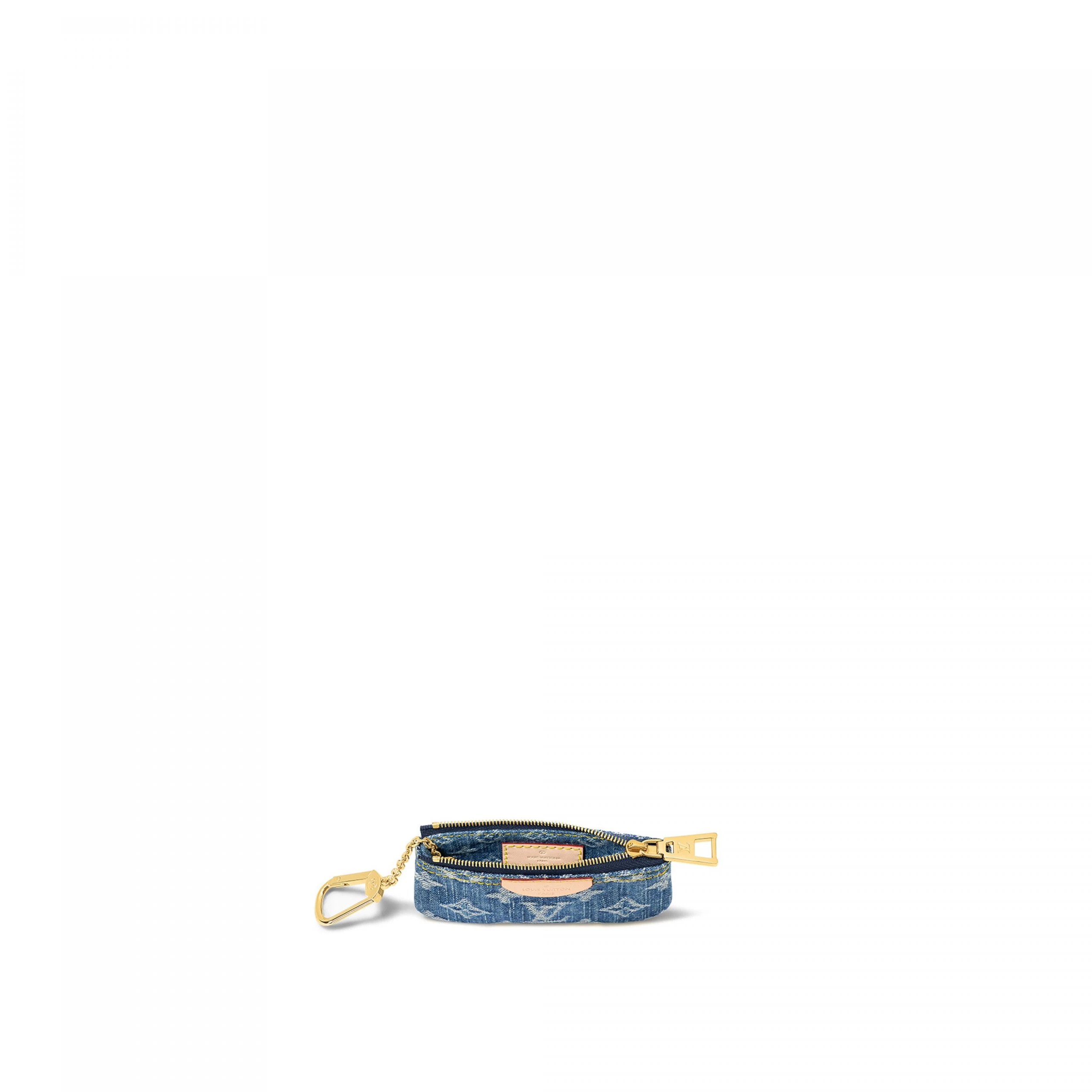 Replica bags Louis Vuitton M82961 Key Pouch Denim Blue