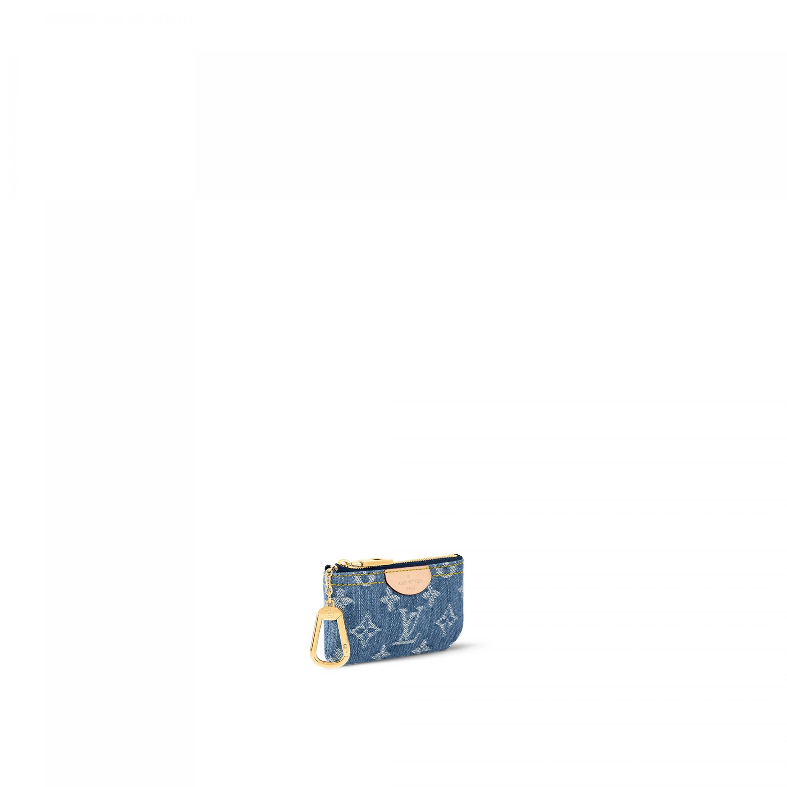 Replica bags Louis Vuitton M82961 Key Pouch Denim Blue