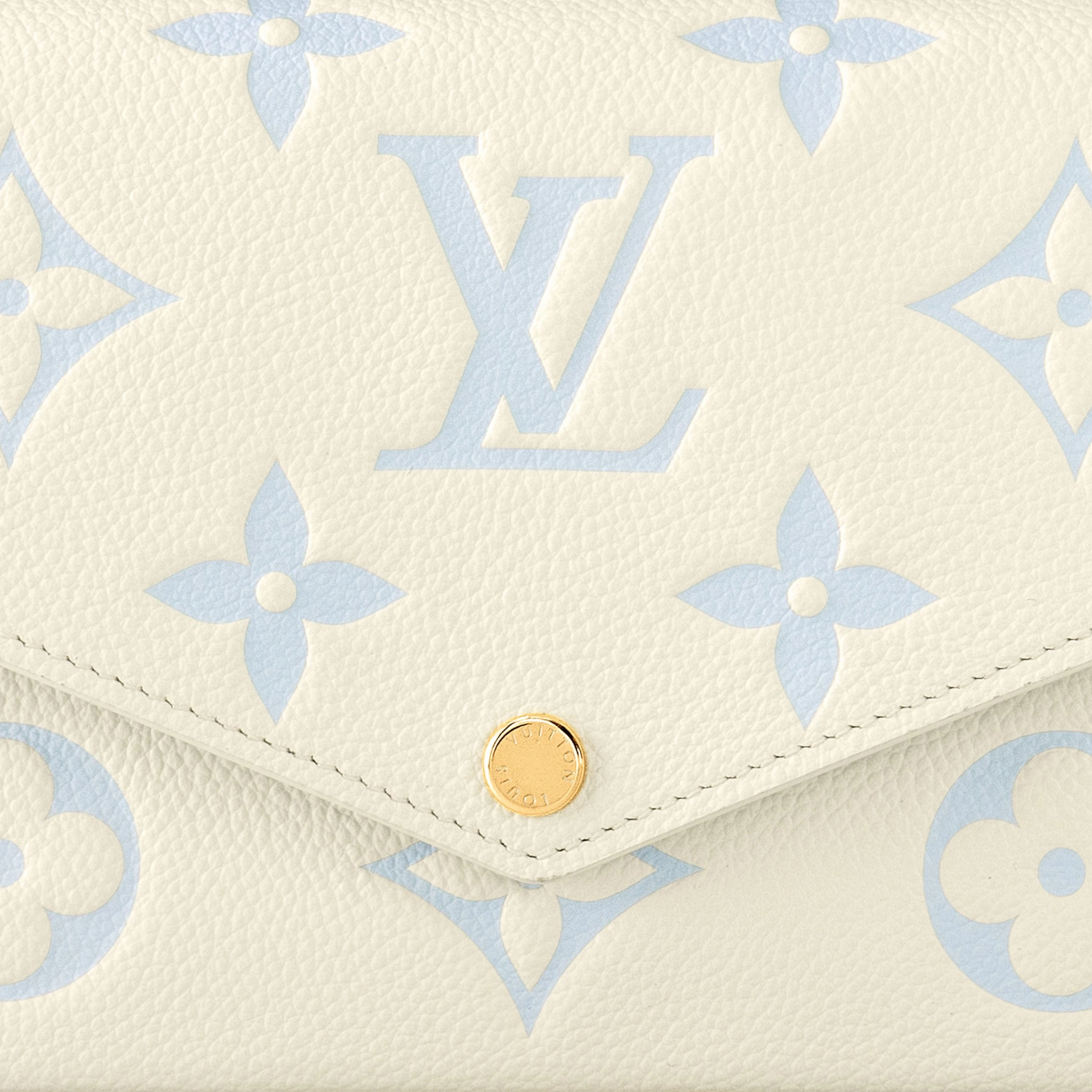 Louis vuitton locations Louis Vuitton M83025 Félicie Pochette Candy Blue