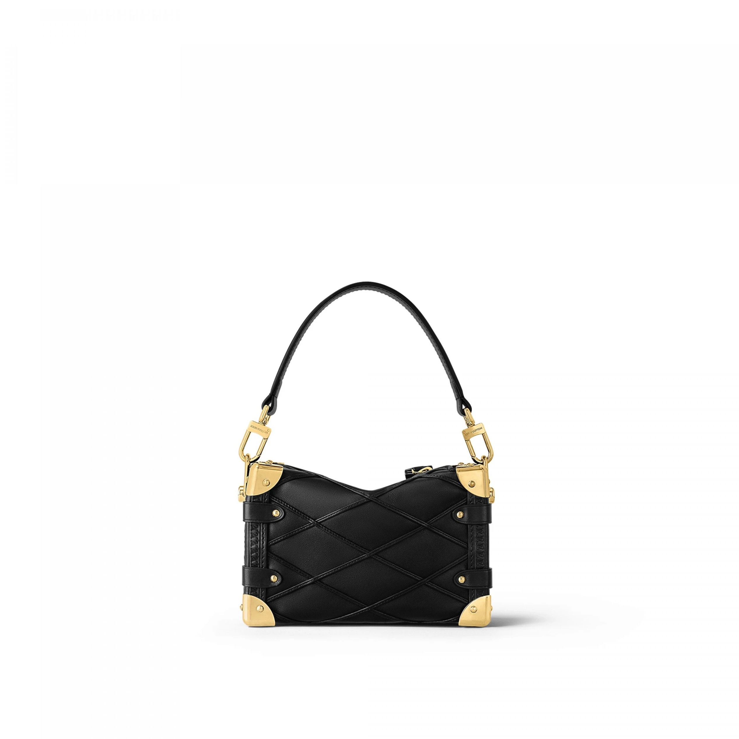 Top lv Louis Vuitton M83030 Side Trunk PM Malletage Black