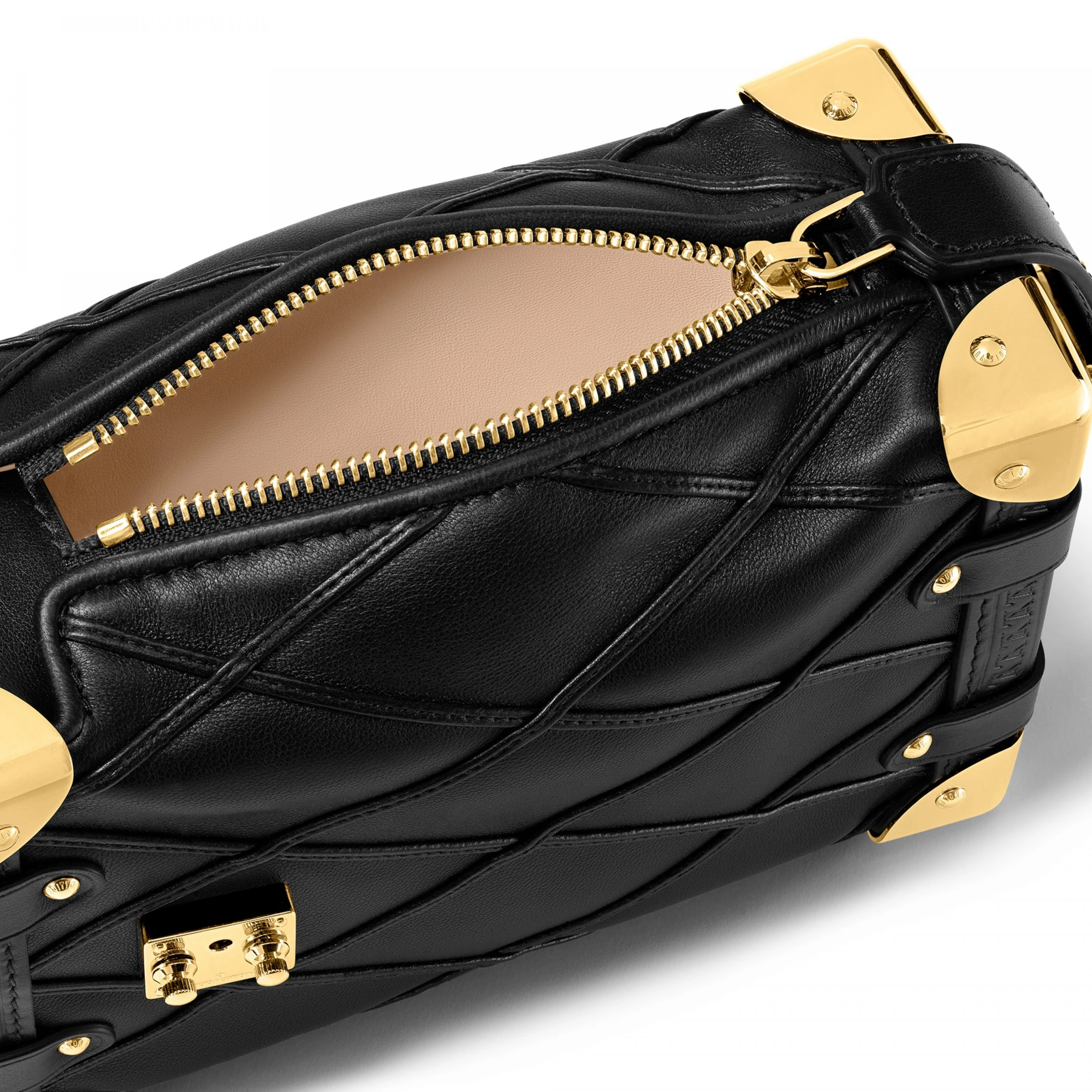 Top lv Louis Vuitton M83030 Side Trunk PM Malletage Black
