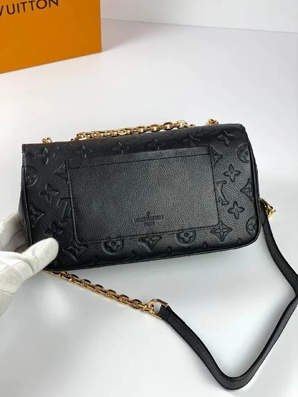 Replica bags Louis Vuitton Marceau Chain Bag Black M46200