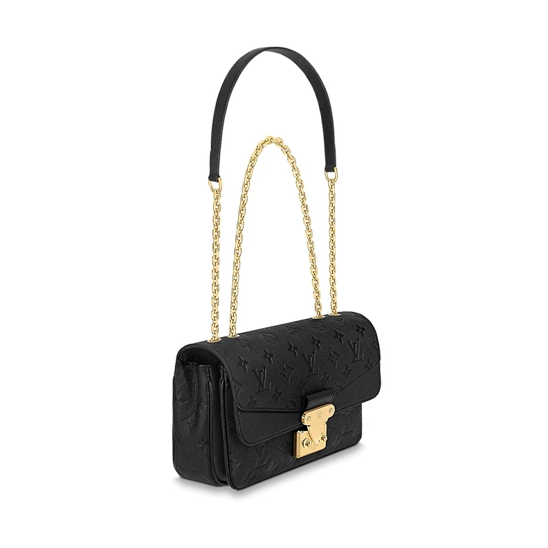 Replica bags Louis Vuitton Marceau Chain Bag Black M46200