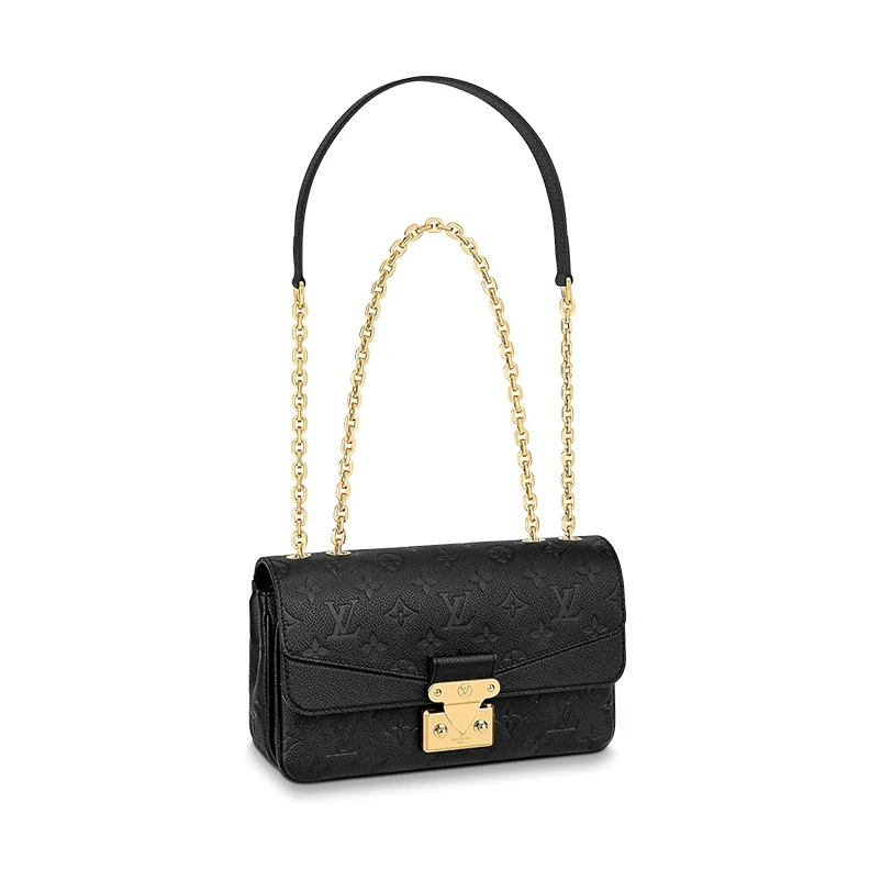 Louis Vuitton Marceau Chain Bag Black M46200