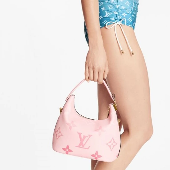 Lv belts replica Louis Vuitton Marshmallow Pink M45697 Cream M45698
