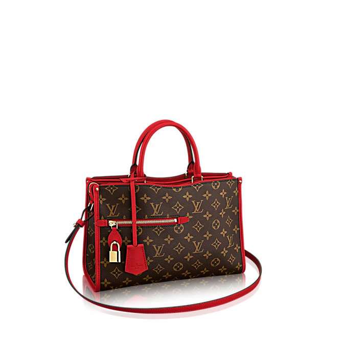 Louis Vuitton Monogram Canvas POPINCOURT PM RED M43433