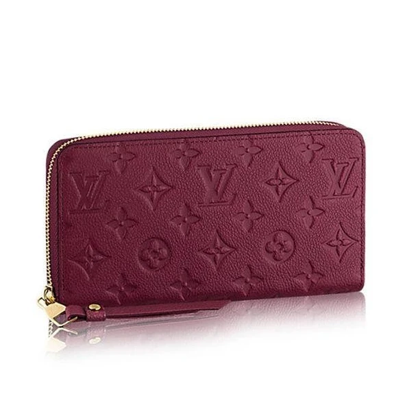 Louis Vuitton Monogram Empreinte Leather Zippy Wallet M60549 Aur