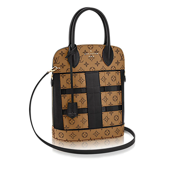 Louis Vuitton Monogram REVERSE CANVAS TRESSAGE TOTE M44113