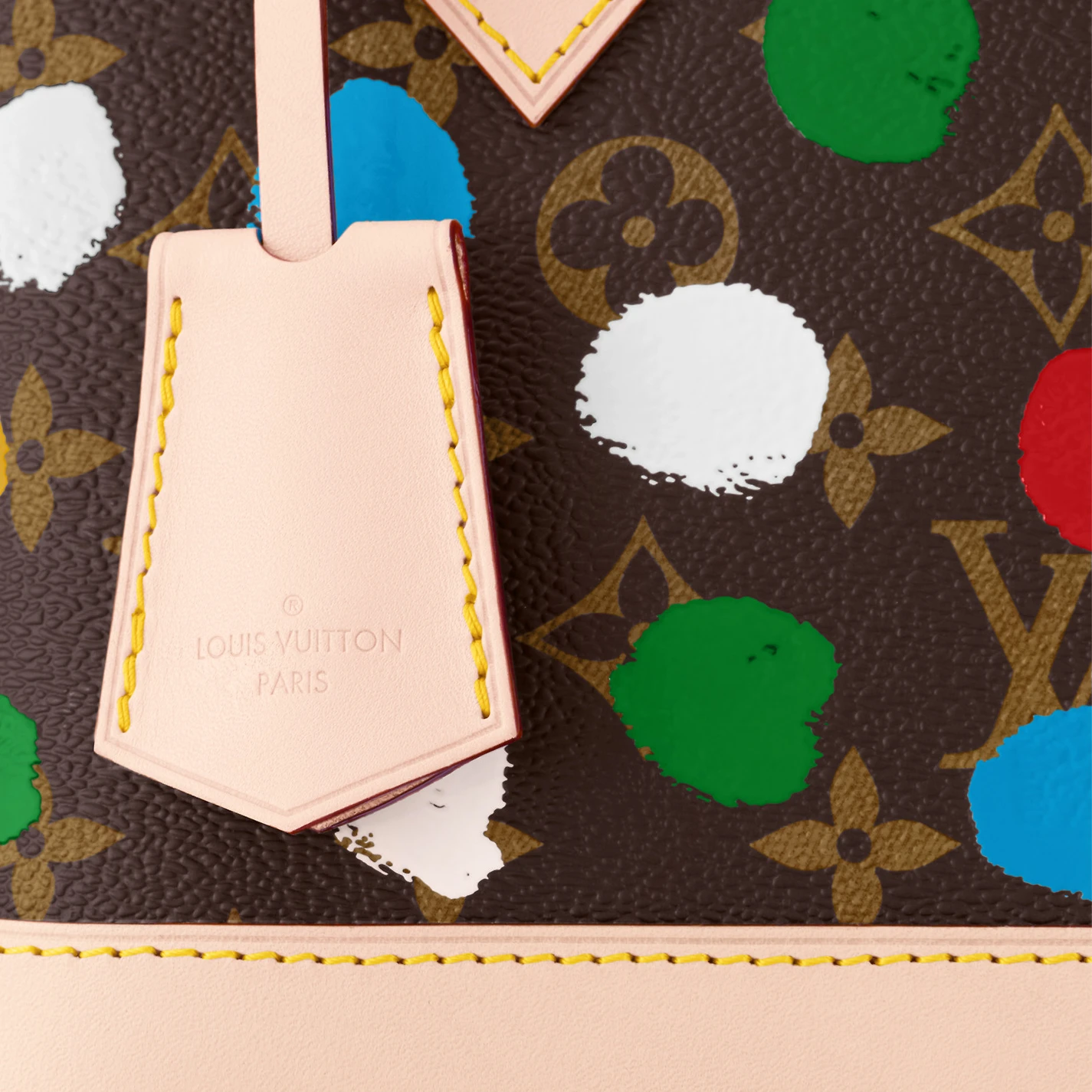 Replica bags lv Louis Vuitton Monogram coated canvas M46431 LV x YK Alma BB​