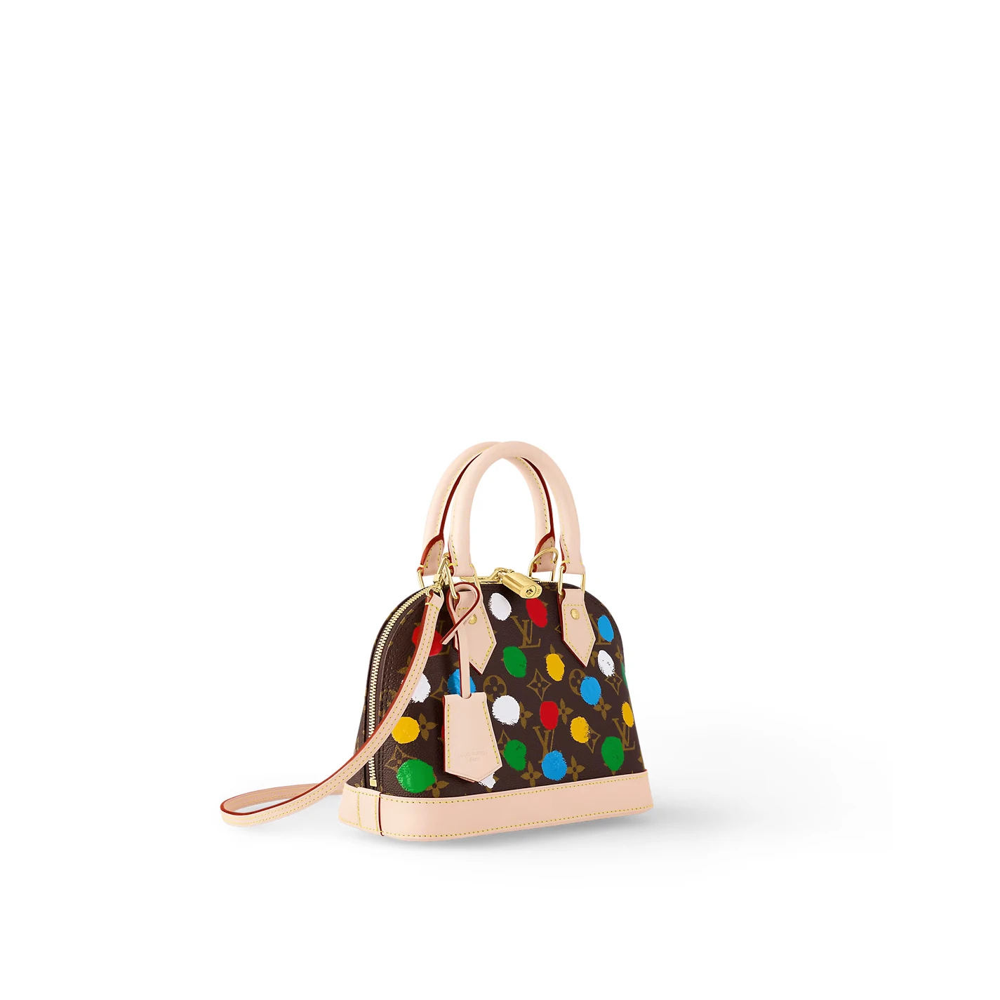 Replica bags lv Louis Vuitton Monogram coated canvas M46431 LV x YK Alma BB​