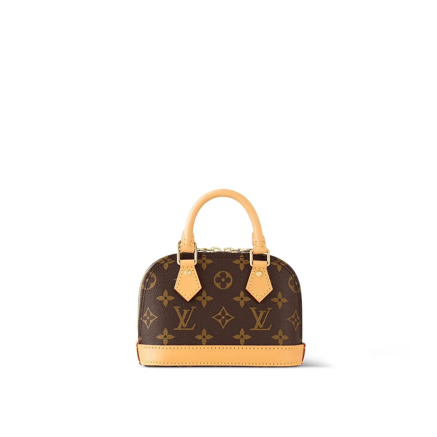 Top lv Louis Vuitton Monogram coated canvas M82717 Nano Alma