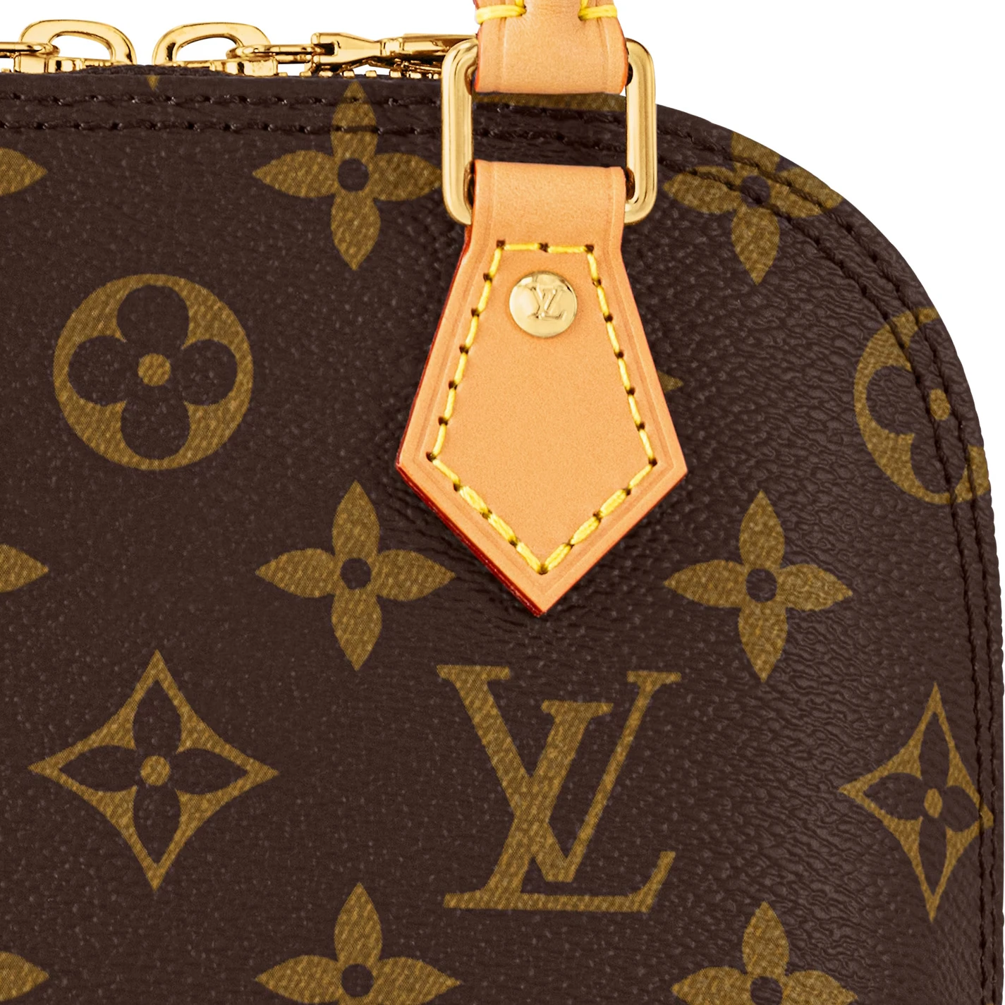 Top lv Louis Vuitton Monogram coated canvas M82717 Nano Alma