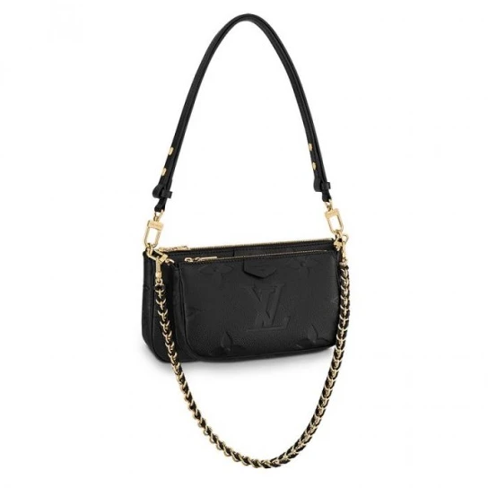 Lv belts replica Louis Vuitton Multi Pochette Accessoires Cream M46568 Black M80399