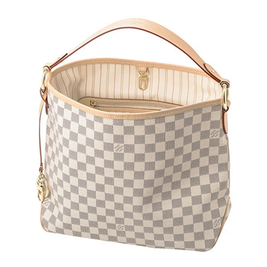 Replica bags lv Louis Vuitton N41462 Delightful PM Hobo Bag Damier Azur Canvas