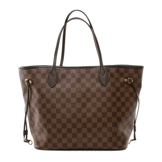 Louis vuitton locations Louis Vuitton N51105 Neverfull MM Shoulder Bag Damier Ebene Canvas