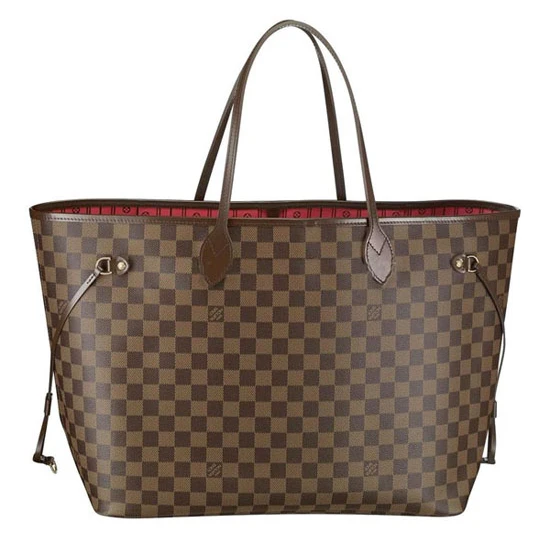 Louis Vuitton N51106 Neverfull GM Shoulder Bag Damier Ebene Canvas