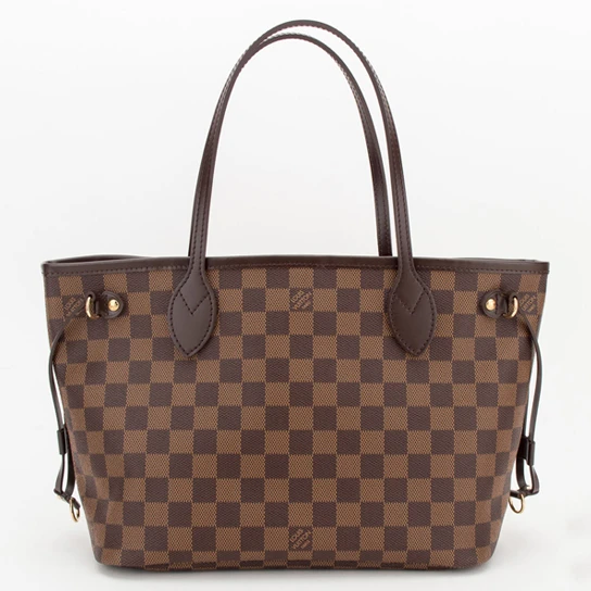 Replica bag Louis Vuitton N51109 Neverfull PM Shoulder Bag Damier Ebene Canvas