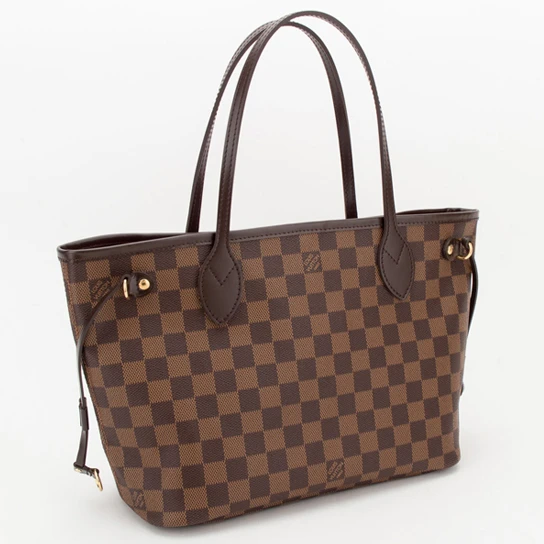 Replica bag Louis Vuitton N51109 Neverfull PM Shoulder Bag Damier Ebene Canvas