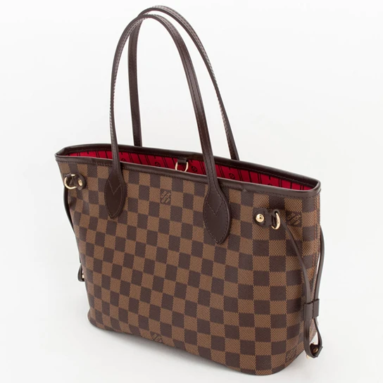 Replica bag Louis Vuitton N51109 Neverfull PM Shoulder Bag Damier Ebene Canvas