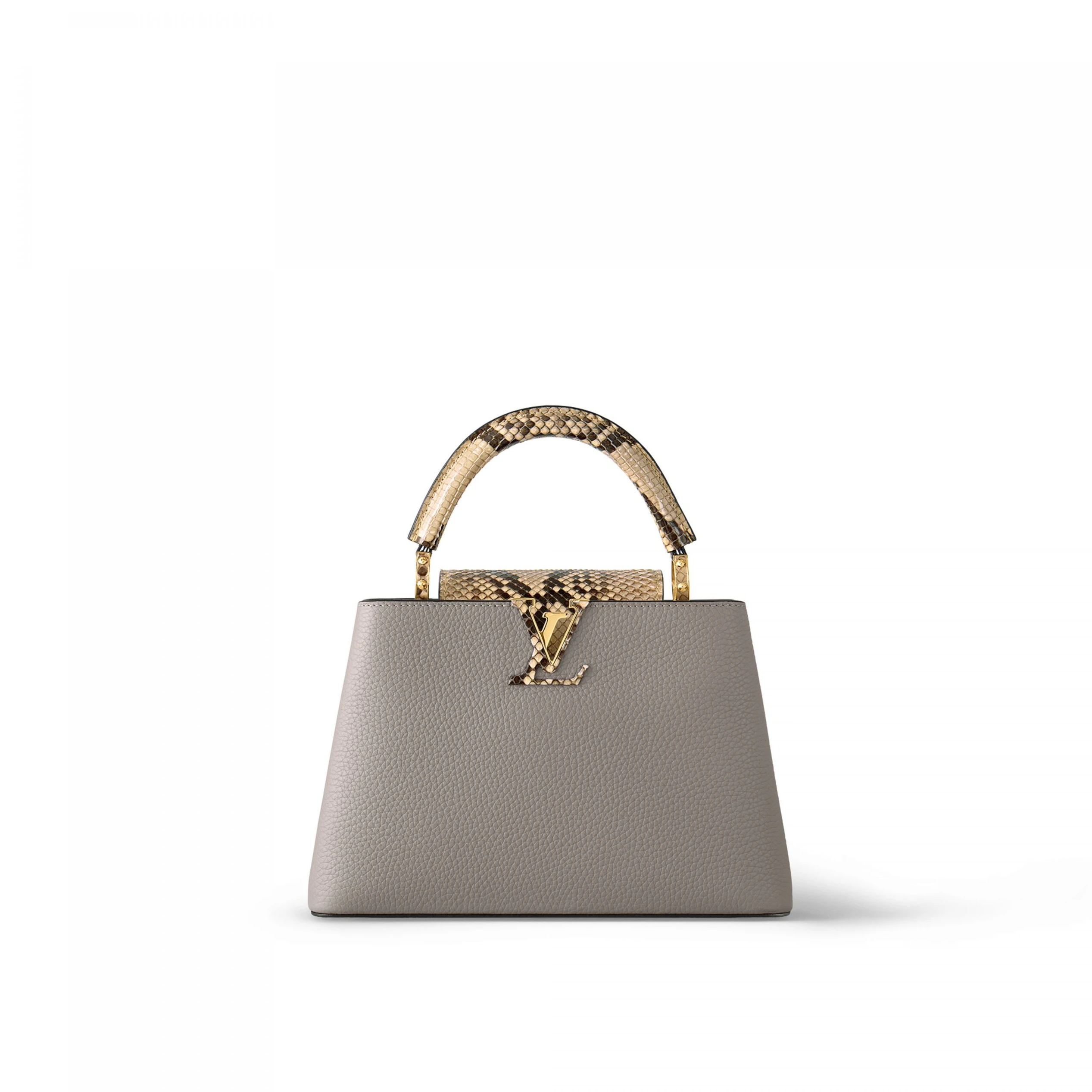 Louis Vuitton N82068 Capucines BB Steeple Gray