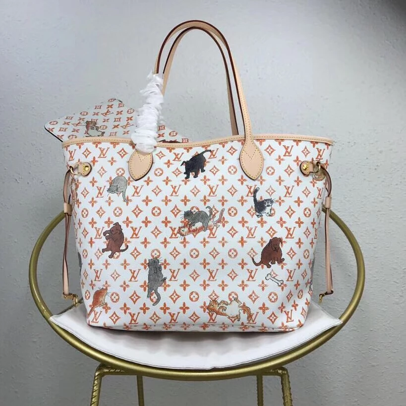 Replica bags Louis Vuitton Neverfull MM Bag Grace Coddington M44459