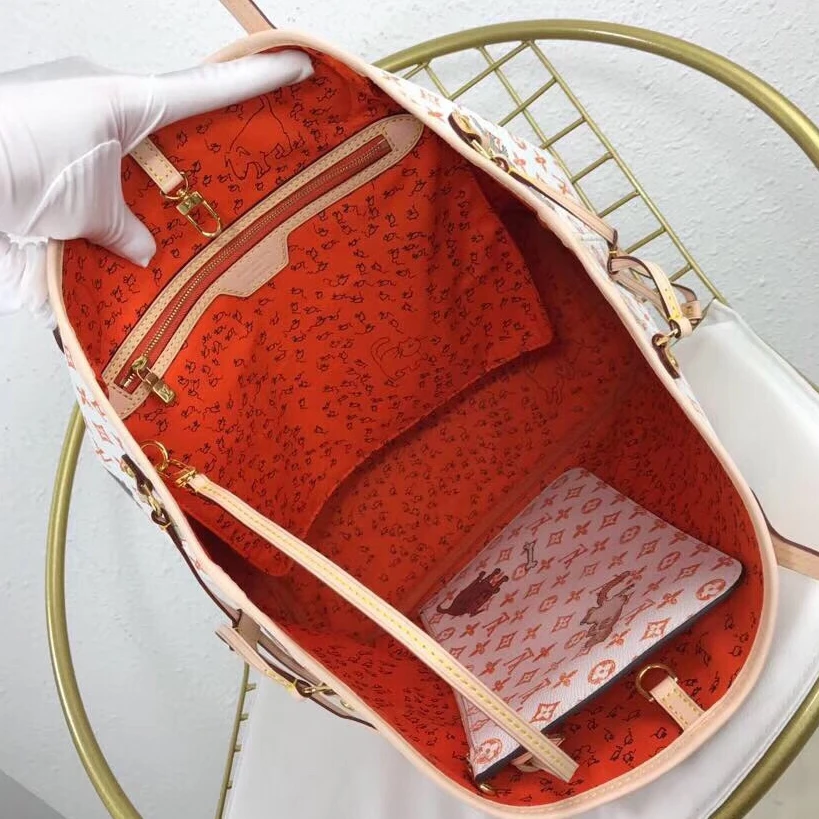 Replica bags Louis Vuitton Neverfull MM Bag Grace Coddington M44459