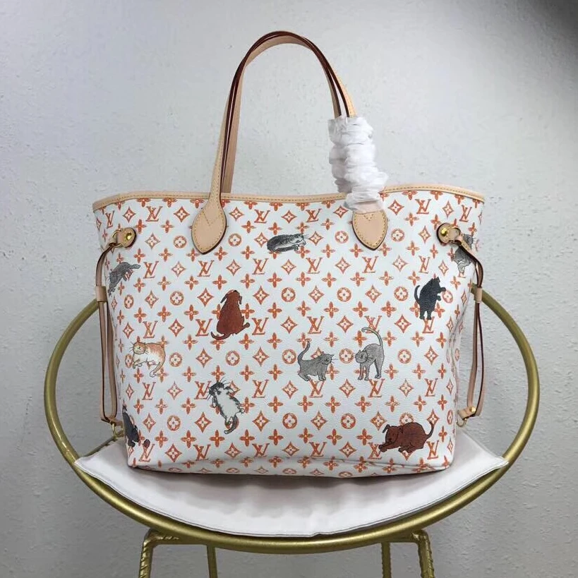 Replica bags Louis Vuitton Neverfull MM Bag Grace Coddington M44459