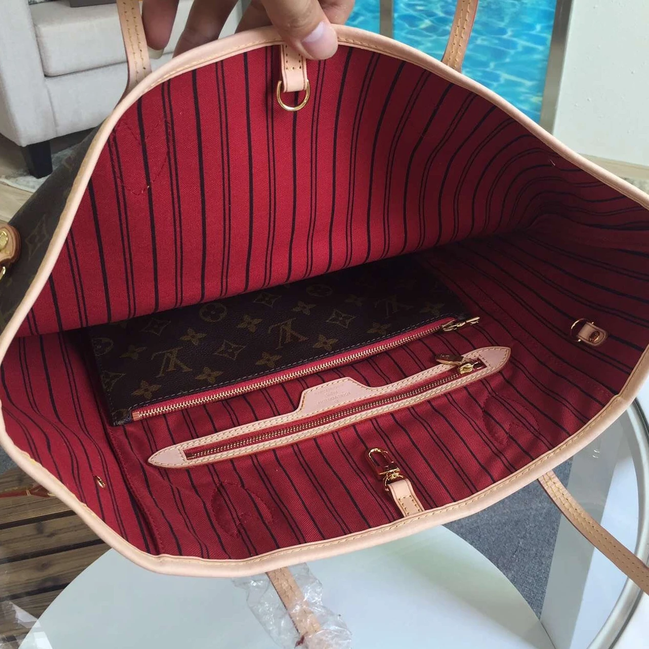 Replica bags Louis Vuitton Neverfull MM Bag Monogram Canvas M40996