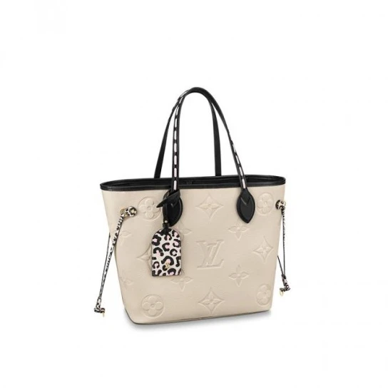 Louis vuitton locations Louis Vuitton Neverfull MM Black M45856 Cream M58525