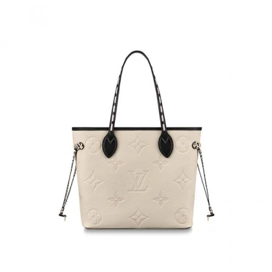 Louis vuitton locations Louis Vuitton Neverfull MM Black M45856 Cream M58525