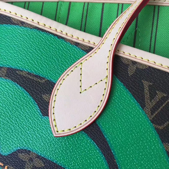 Top lv Louis Vuitton Neverfull MM M44198 Monogram Canvas