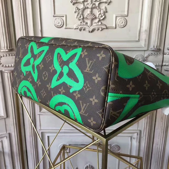 Top lv Louis Vuitton Neverfull MM M44198 Monogram Canvas