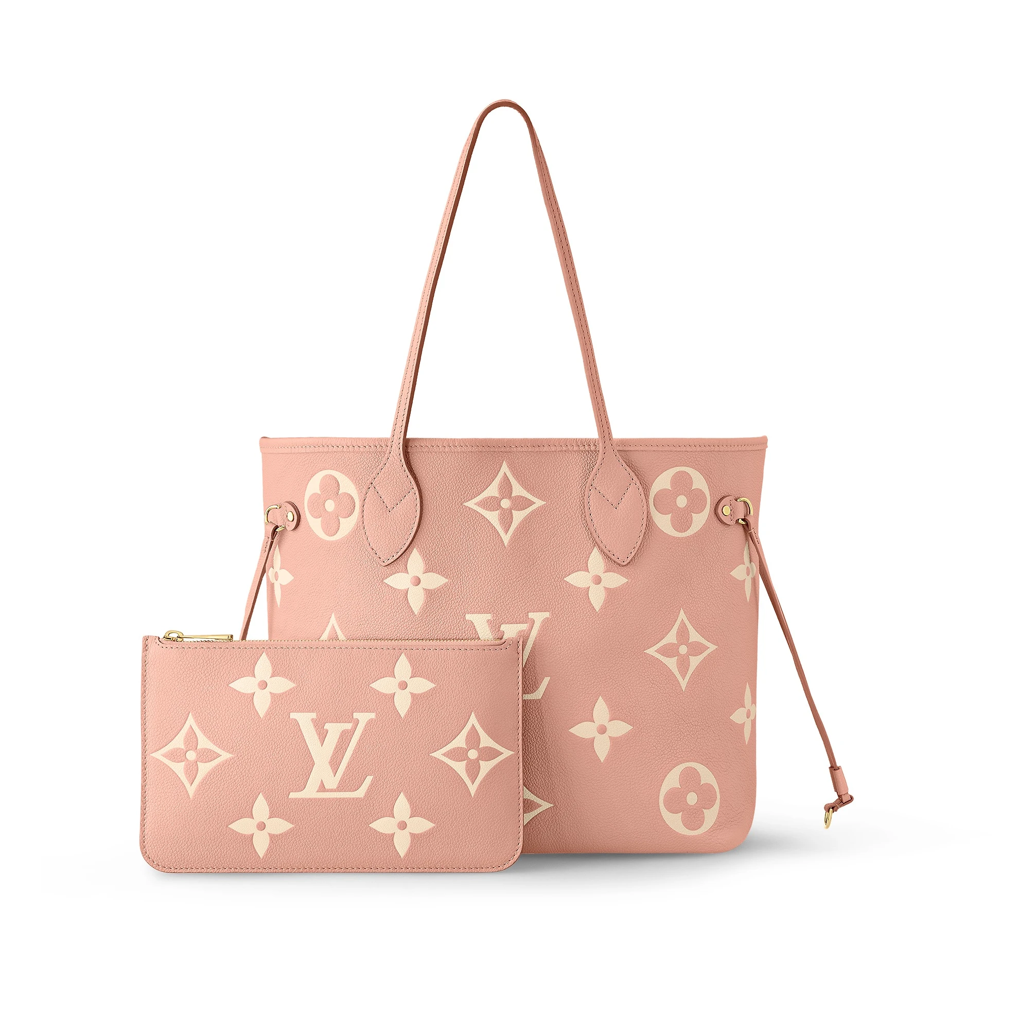 Replica bags Louis Vuitton Neverfull MM M46329 Trianon Pink   Cream