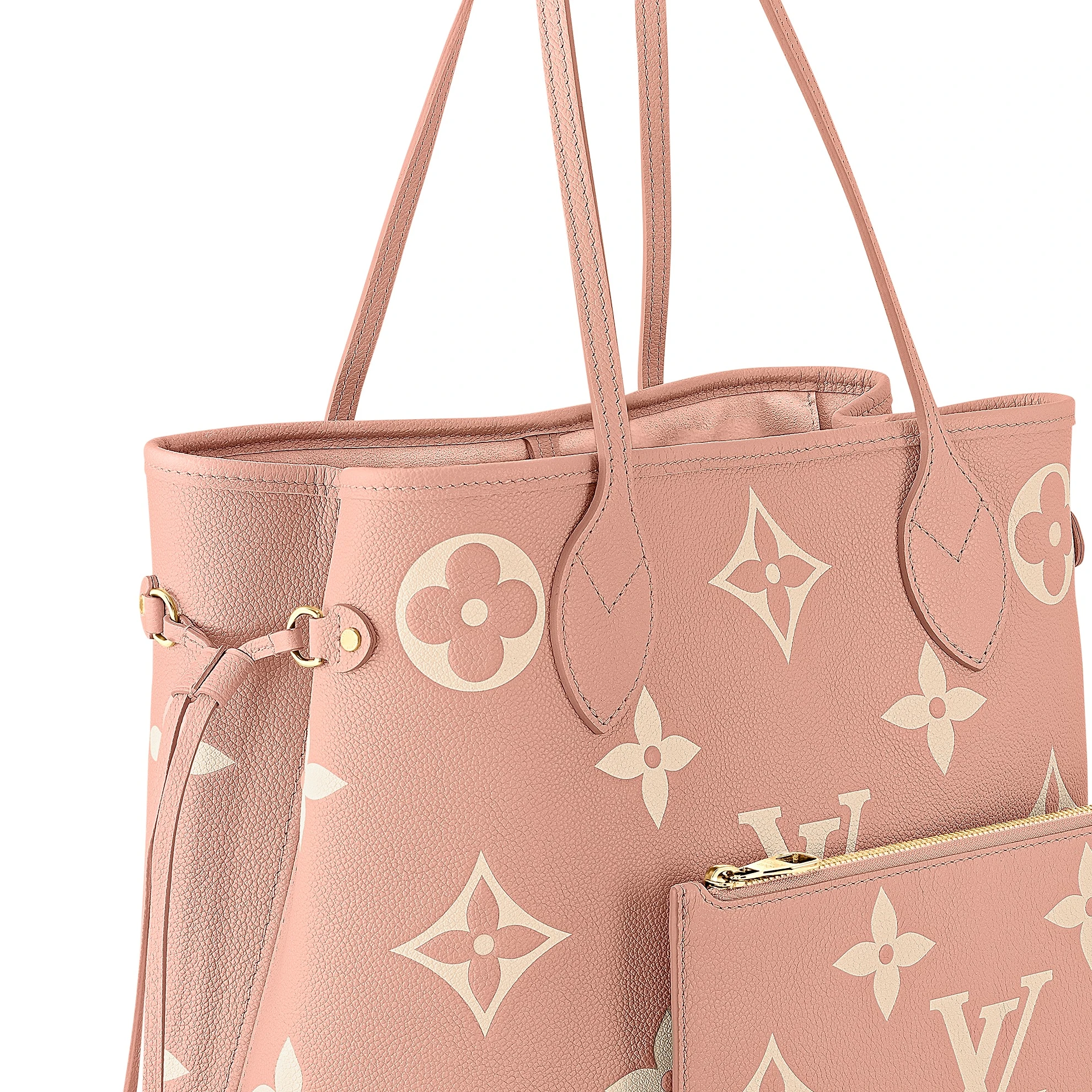 Replica bags Louis Vuitton Neverfull MM M46329 Trianon Pink   Cream