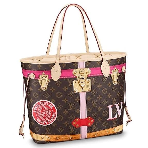 Louis Vuitton Neverfull MM Summer Trunk Monogram M41390