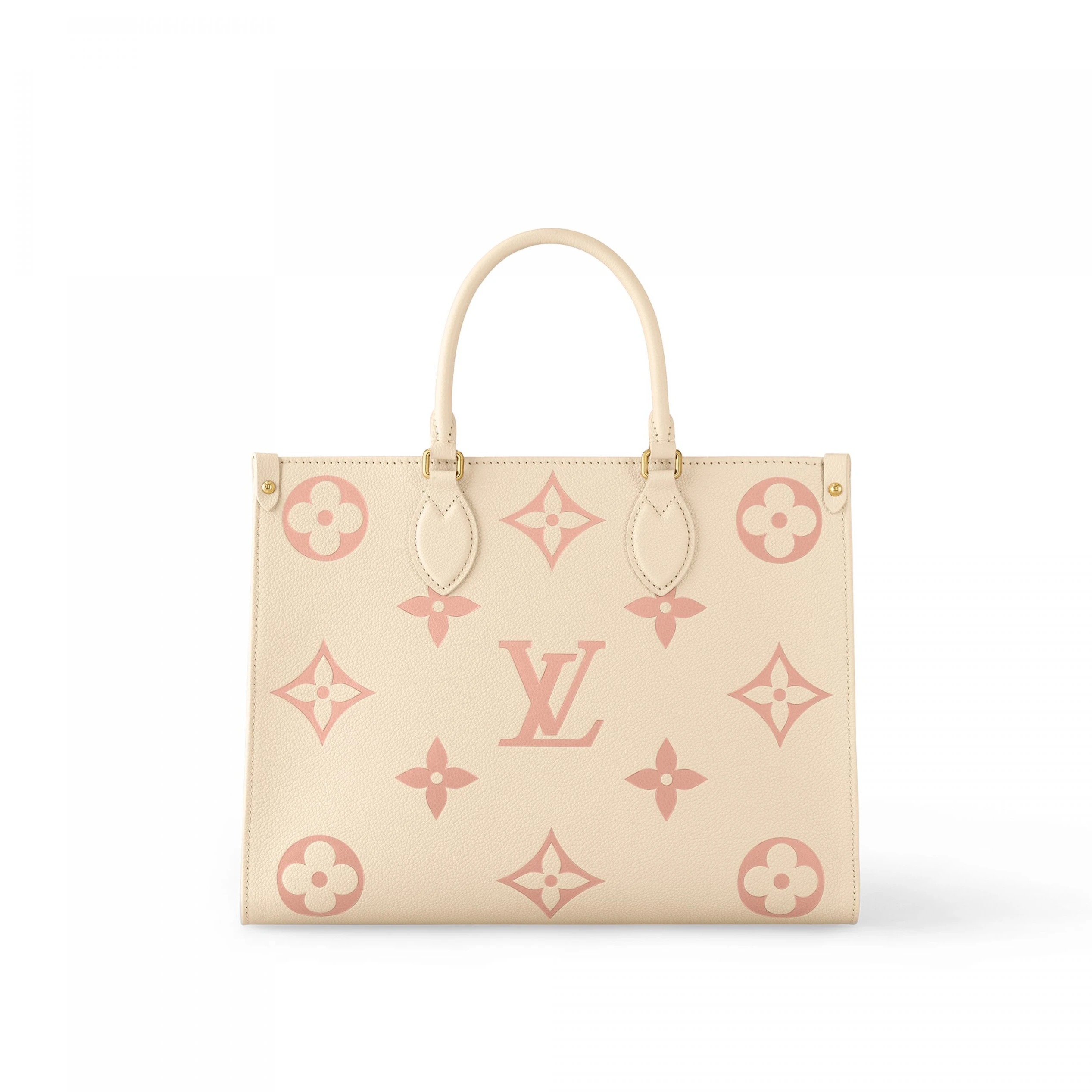 Top lv Louis Vuitton OnTheGo MM M21575 Crème Rose Trianon