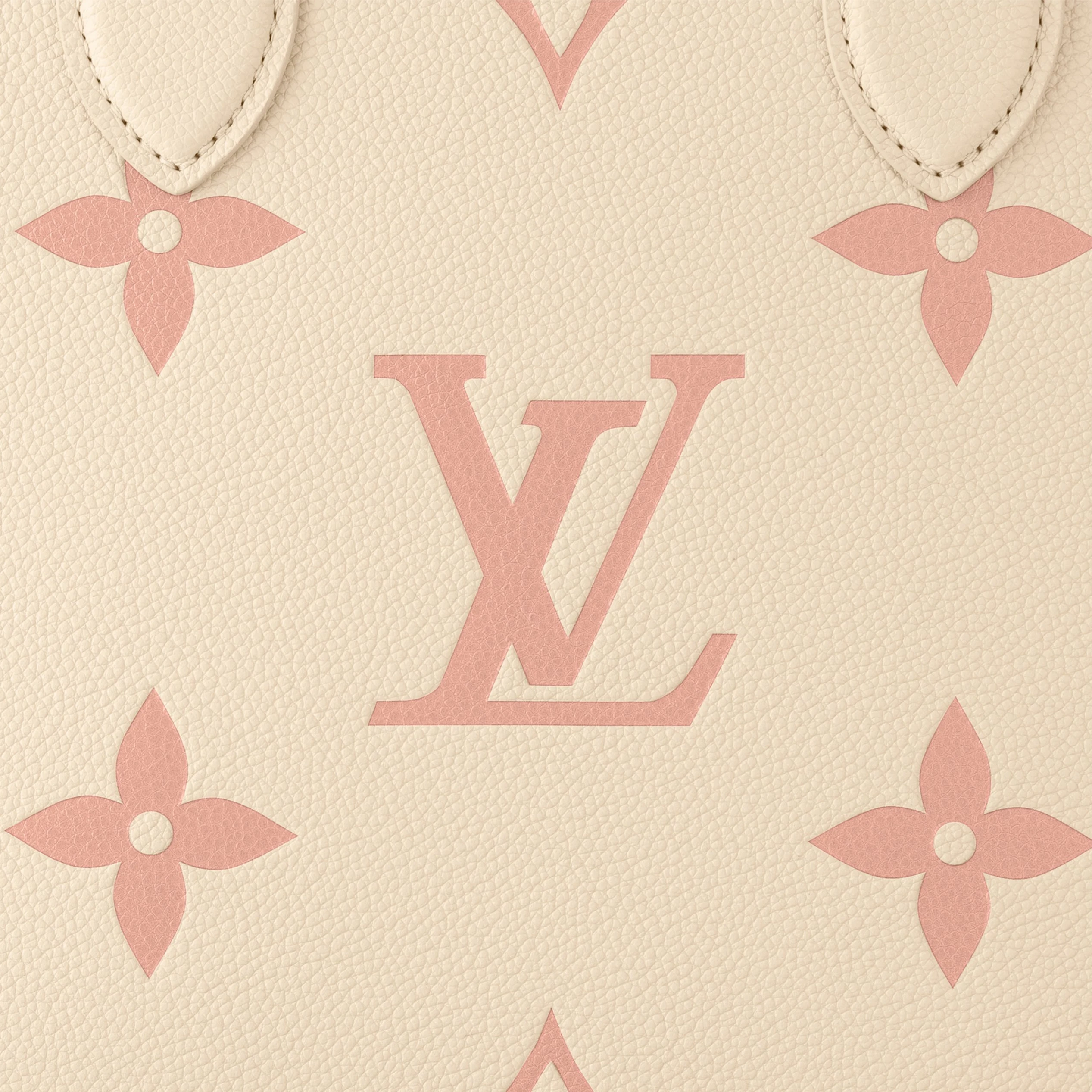 Top lv Louis Vuitton OnTheGo MM M21575 Crème Rose Trianon